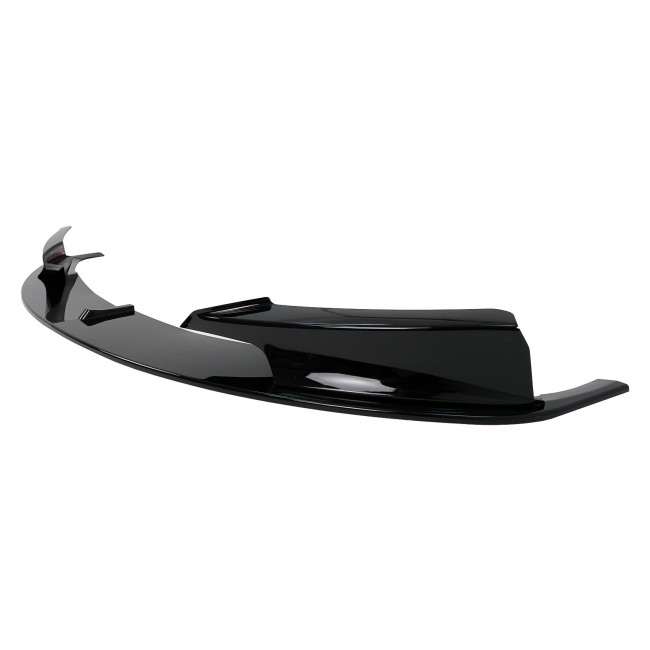 Priekinis bamperio spoileris skirtas BMW 3 Series F30 Sedan F31 Touring (2011-up) M Design juodas lakuotas