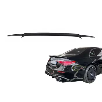 Trunk Spoiler suitable for Mercedes S-Class W223 Limousine (2020-up) Piano Black