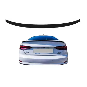 Trunk Spoiler suitable for Audi A5 F5 Sportback (2017-Up) Piano Black