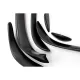 Front Bumper Splitters Fins Flaps Aero suitable for Mercedes C-Class W205 S205 C205 A205 (2015-2018) C43 Design Piano Black