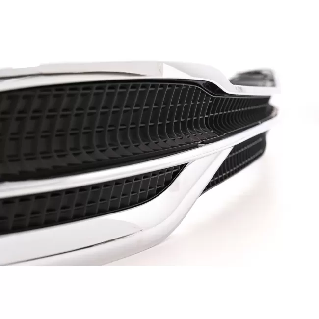 Front Bumper Parts suitable for Mercedes S-Class W222 Facelift Sedan (2017-2020) Chrome M-Design