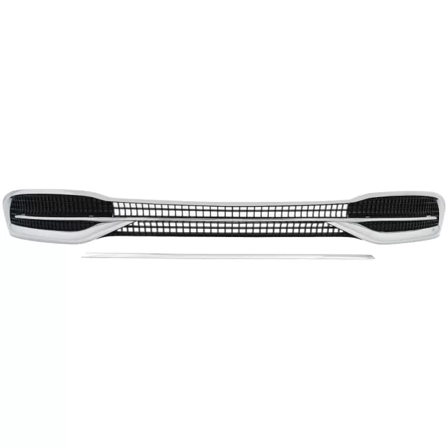 Front Bumper Parts suitable for Mercedes S-Class W222 Facelift Sedan (2017-2020) Chrome M-Design