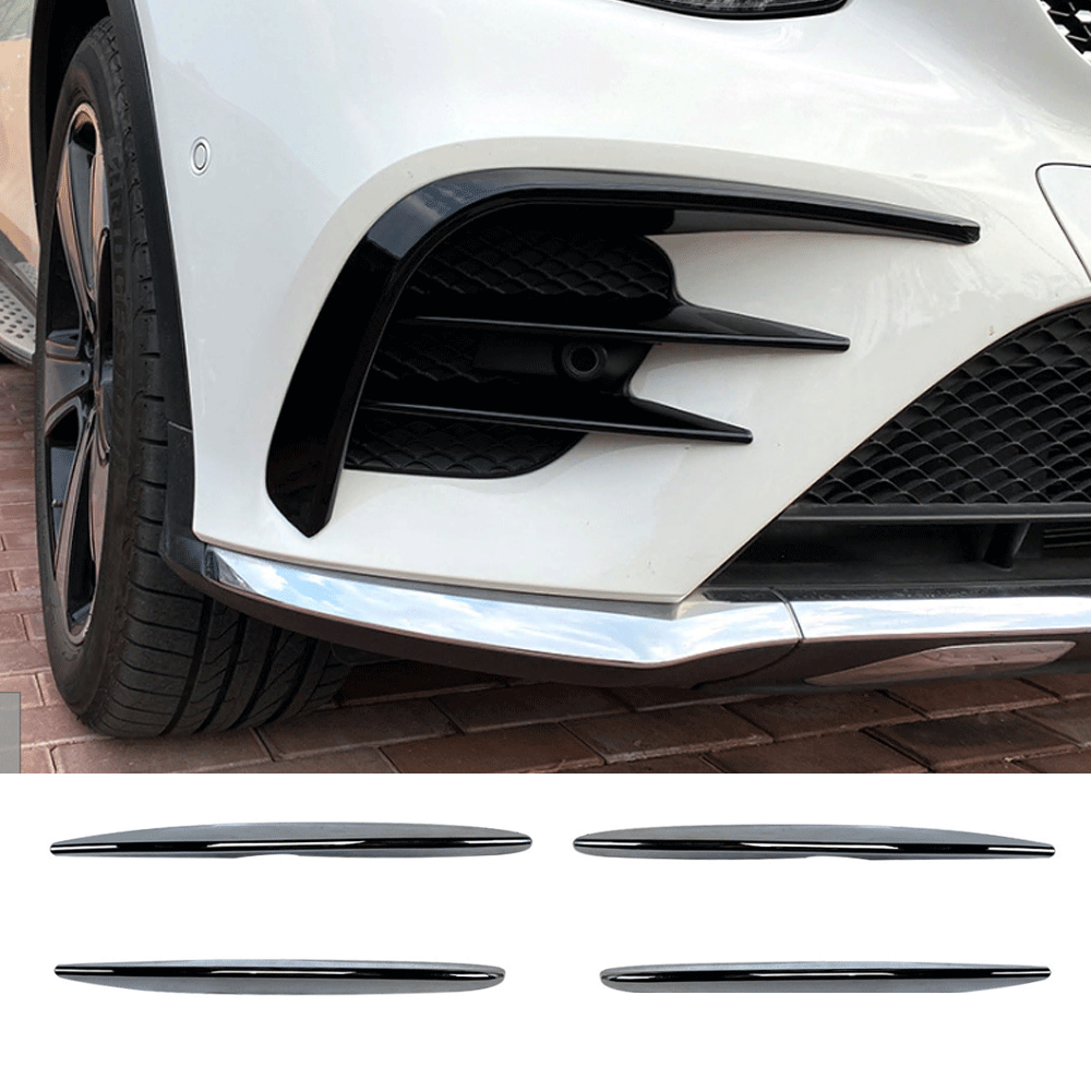 FITS FOR MERCEDES X253 C253 GLC AMG LINE (VOR FACELIFT) FRONT AERO FINS